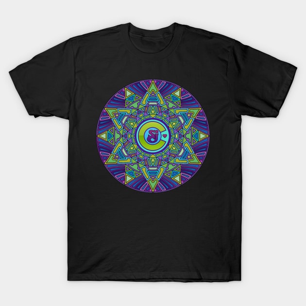 String Cheese Incident Sacred Mandala SCI Colorado Love 2 T-Shirt by Shayna